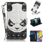 3D Painting Pattern Coloured Drawing Horizontal Flip Leather Case with Holder & Card Slots & Wallet For Galaxy M20(Angry Bear)