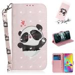 3D Painting Pattern Coloured Drawing Horizontal Flip Leather Case with Holder & Card Slots & Wallet For Galaxy M20(Love Bear)