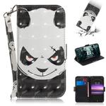 3D Painting Pattern Coloured Drawing Horizontal Flip Leather Case with Holder & Card Slots & Wallet For Sony Xperia 1 / Xperia XZ4(Angry Bear)