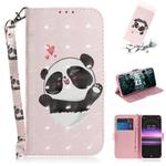 3D Painting Pattern Coloured Drawing Horizontal Flip Leather Case with Holder & Card Slots & Wallet For Sony Xperia 1 / Xperia XZ4(Love Bear)
