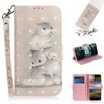 3D Painting Pattern Coloured Drawing Horizontal Flip Leather Case with Holder & Card Slots & Wallet For Sony Xperia L3(Three Squirrels)