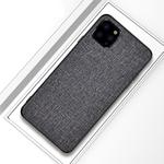 Shockproof Cloth Texture PC+ TPU Protective Case for iPhone 11 Pro(Grey)