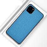Shockproof Cloth Texture PC+ TPU Protective Case for iPhone 11 Pro(Sky Blue)