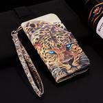 Laser 3D Pattern Colored Drawing Horizontal Flip Leather Case with Holder & Card Slots & Photo Frame for Galaxy S10+(Leopard)
