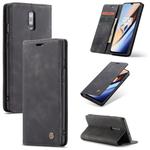 CaseMe-013 Multifunctional Horizontal Flip Leather Case with Card Slot & Holder for OnePlus 7(Black)
