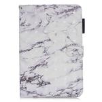 3D Horizontal Flip Leather Case with Holder & Card Slots For  Galaxy Tab A 8 (2019)(White Marble)