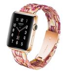 Simple Fashion Resin Watch Band for Apple Watch Series 5 & 4 40mm & Series 3 & 2 & 1 38mm(Red)