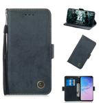 Multifunctional Horizontal Flip Retro Leather Case with Card Slot & Holder for Galaxy A50(Black)
