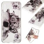 Coloured Drawing Transparent Clear TPU Case for  Galaxy A20e(Skull)