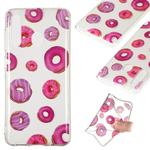 Coloured Drawing Transparent Clear TPU Case for Galaxy A60(Donut)