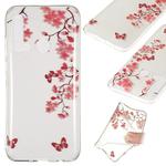 Coloured Drawing Transparent Clear TPU Case for Huawei P20 lite (2019)(Maple leaves)