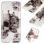 Coloured Drawing Transparent Clear TPU Case for Huawei P20 lite (2019)(Skull)