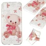 Coloured Drawing Transparent Clear TPU Case(Little bear)