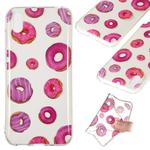Coloured Drawing Transparent Clear TPU Case(Donut)