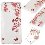Coloured Drawing Transparent Clear TPU Case for Xiaomi Redmi K20(Maple leaves)
