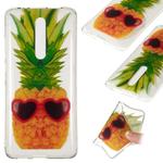 Coloured Drawing Transparent Clear TPU Case for Xiaomi Redmi K20(Pineapple)