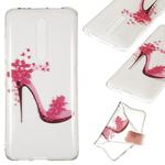 Coloured Drawing Transparent Clear TPU Case for Xiaomi Redmi K20(High-heeled shoes)