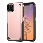 Shockproof Rugged Armor Protective Case for iPhone 11 Pro Max(Rose Gold)