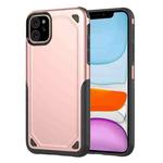 Shockproof Rugged Armor Protective Case for iPhone 11(Rose Gold)