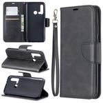 Retro Lambskin Texture Pure Color Horizontal Flip PU Leather Case with Holder & Card Slots & Wallet & Lanyard for Huawei P20 lite (2019) / nova 5i(Black)