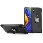 Magnetic 360 Degrees Rotation Ring Armor Phone Protective Case for Xiaomi Mix 3(Black)