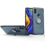 Magnetic 360 Degrees Rotation Ring Armor Phone Protective Case for Xiaomi Mix 3(Navy)