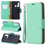 Litchi Texture Pure Color Horizontal Flip PU Leather Case with Holder & Card Slots & Wallet & Lanyard for Huawei P20 lite (2019) / nova 5i(Green)