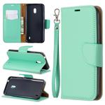 Litchi Texture Pure Color Horizontal Flip PU Leather Case with Holder & Card Slots & Wallet & Lanyard for Nokia 2.2(Green)