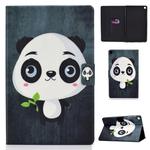 Colored Drawing Universal Voltage Craft Cloth TPU Protective Case, with Holder & Sleep / Wake-up Function & Card Slots & Anti-slip Strip for Galaxy Tab A 8.0 & S Pen (2019) / P355(Panda)