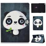 Colored Drawing Universal Voltage Craft Cloth TPU Protective Case, with Holder & Sleep / Wake-up Function & Card Slots & Anti-slip Strip for iPad Pro 11 inch (2018)(Panda)