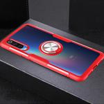 Shockproof Transparent Protective Case with 360 Degree Magnetic Rotation Holder For Xiaomi Mi 9(Red)