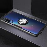 Shockproof Transparent Protective Case with 360 Degree Magnetic Rotation Holder For Xiaomi Mi 9(Silver+Black)