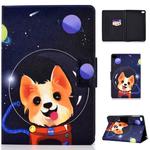 Colored Drawing Universal Voltage Craft Cloth TPU Protective Case, with Holder & Sleep / Wake-up Function & Card Slots & Anti-slip Strip for iPad Mini1 / 2 / 3 / 4 / 5(Dog)