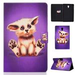 Colored Drawing Universal Voltage Craft Cloth TPU Protective Case, with Holder & Sleep / Wake-up Function & Card Slots & Anti-slip Strip for Galaxy Tab A 10.5 T590 / T595(Fox)