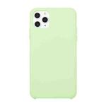 For iPhone 11 Solid Color Liquid Silicone Shockproof Case (Mint Green)