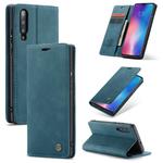 CaseMe-013 Multi-functional Retro Frosted Horizontal Flip Leather Case with Card Slot & Holder & Wallet For Xiaomi Mi 9(Blue)