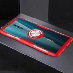 Scratchproof TPU + Acrylic Ring Bracket Protective Case For OPPO Reno(Red)