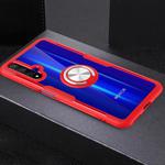 Scratchproof TPU + Acrylic Ring Bracket Protective Case For Huawei Honor 20(Red)