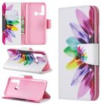 Colored Drawing Pattern Horizontal Flip Leather Case with Holder & Card Slots & Wallet For Huawei P20 lite (2019) / nova 5i (Sunflower)