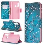 Colored Drawing Pattern Horizontal Flip Leather Case with Holder & Card Slots & Wallet For Huawei P20 lite (2019) / nova 5i (Plum Blossom)