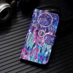 3D Painting Pattern Coloured Drawing Horizontal Flip PU Leather Case with Holder & Card Slots & Wallet For Motorola MOTO E5 / G6 Play(Starry Wind Chime)