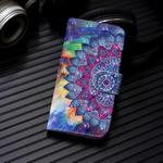 3D Painting Pattern Coloured Drawing Horizontal Flip PU Leather Case with Holder & Card Slots & Wallet For Motorola MOTO Z3 Play(Oil Painted Mandala)