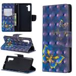 3D Colored Drawing Pattern Horizontal Flip Leather Case with Holder & Card Slots & Wallet For Galaxy Note10(Butterfly)