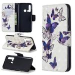 3D Colored Drawing Pattern Horizontal Flip Leather Case with Holder & Card Slots & Wallet For Huawei P20 lite (2019) / nova 5i(Butterflies)