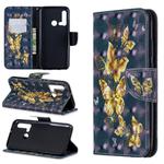3D Colored Drawing Pattern Horizontal Flip Leather Case with Holder & Card Slots & Wallet For Huawei P20 lite (2019) / nova 5i(Black Background Butterfly)