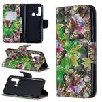 3D Colored Drawing Pattern Horizontal Flip Leather Case with Holder & Card Slots & Wallet For Huawei P20 lite (2019) / nova 5i(Green Butterfly)