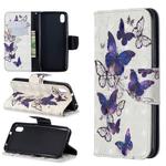 3D Colored Drawing Pattern Horizontal Flip Leather Case with Holder & Card Slots & Wallet For Xiaomi Redmi 7A(Butterflies)