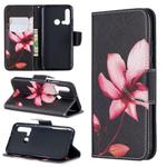 Colored Drawing Pattern Horizontal Flip Leather Case with Holder & Card Slots & Wallet(Lotus)