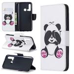 Colored Drawing Pattern Horizontal Flip Leather Case with Holder & Card Slots & Wallet For Huawei P20 lite (2019) / nova 5i(Shy Panda)