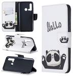 Colored Drawing Pattern Horizontal Flip Leather Case with Holder & Card Slots & Wallet For Huawei P20 lite (2019) / nova 5i(Hello Panda)
